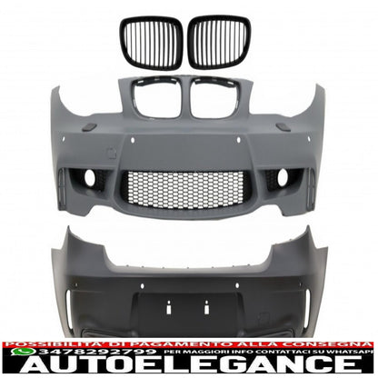 body kit suitable for bmw 1 series e81 e87 hatchback (2004-2011) design 1m with pdc