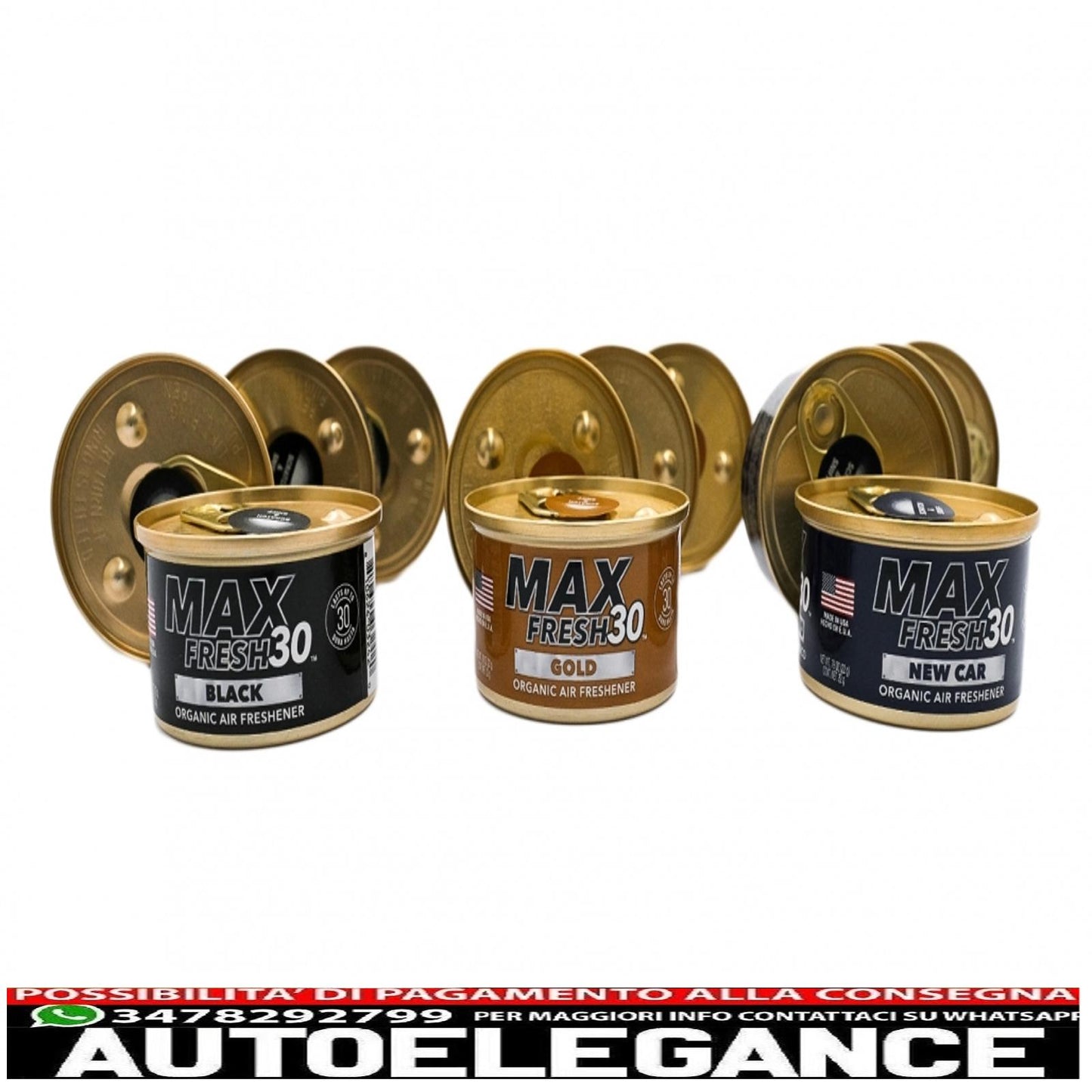 paradise air fresh deodorante biologico senza tappo lattina max fresh 30 12 lattine assortite