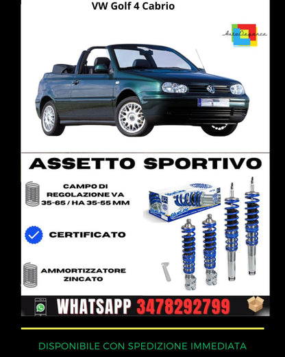 🔥Sports set-up SUITABLE FORVW Golf 4 Cabrio🔥