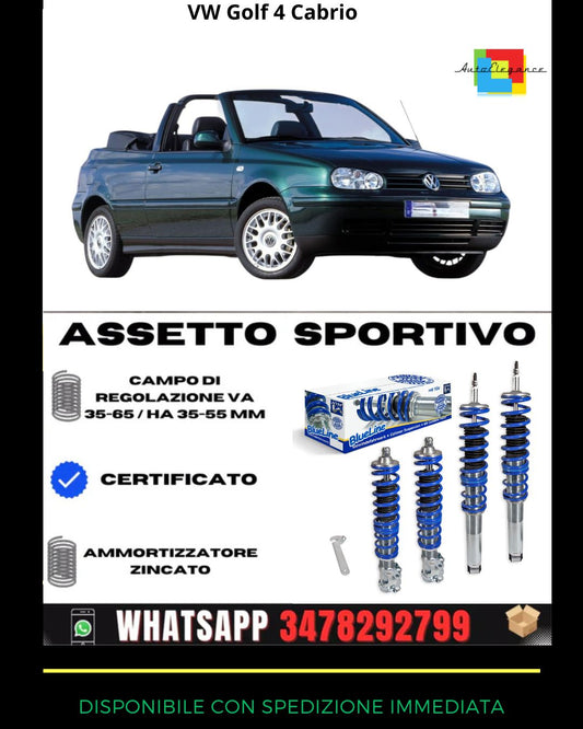 🔥Assetto sportivo ADATTO PERVW Golf 4 Cabrio🔥