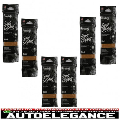 paradise fresh air super biologico extra forte deodorante sottosedile nero