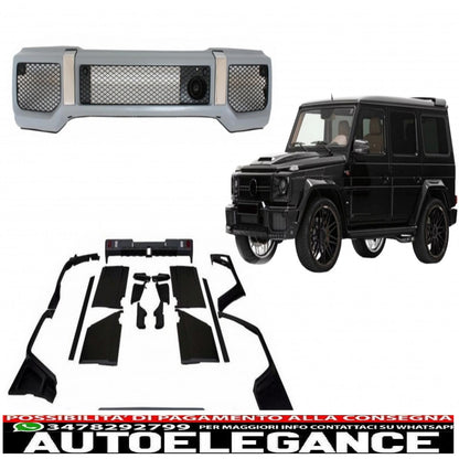 Fiberglass conversion body kit suitable for mercedes g-class w463 (1989-2017) g65 w-star design