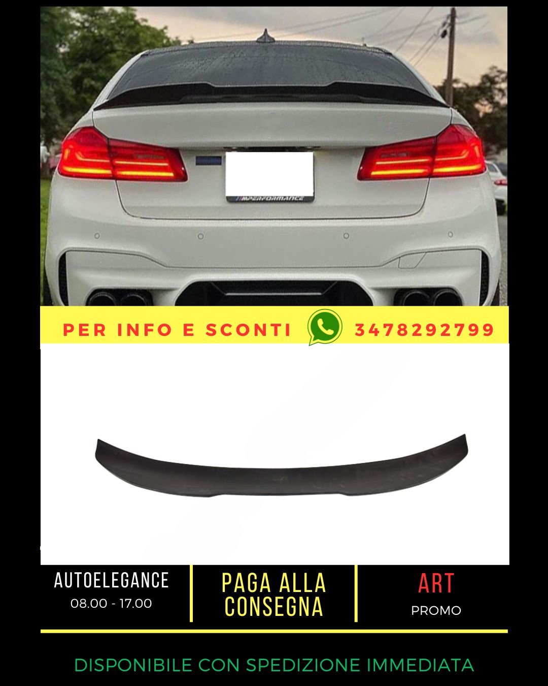 ✨SPOILER SUITABLE FOR BMW 5 G30 G38 2017+ Sedan✨