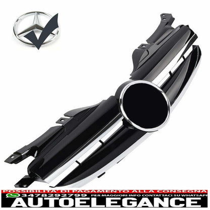 griglia sport griglia radiatore adatto per mercedes r170 slk nero + cromo-mostra il titolo originaletesto originalegrill sport kühlergrill passt für mercedes r170 slk schwarz + chrom