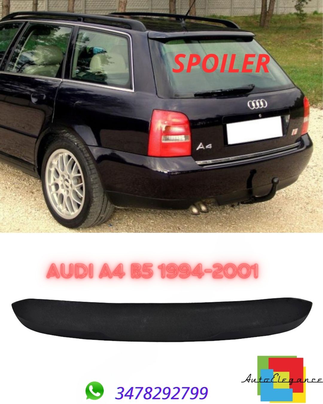 ✨SPOILER adatto per  Audi A4 B5 1994-2001✨