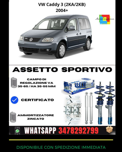 🔥Assetto sportivo adatto per VW Caddy 3 (2KA/2KB) 2014+🔥