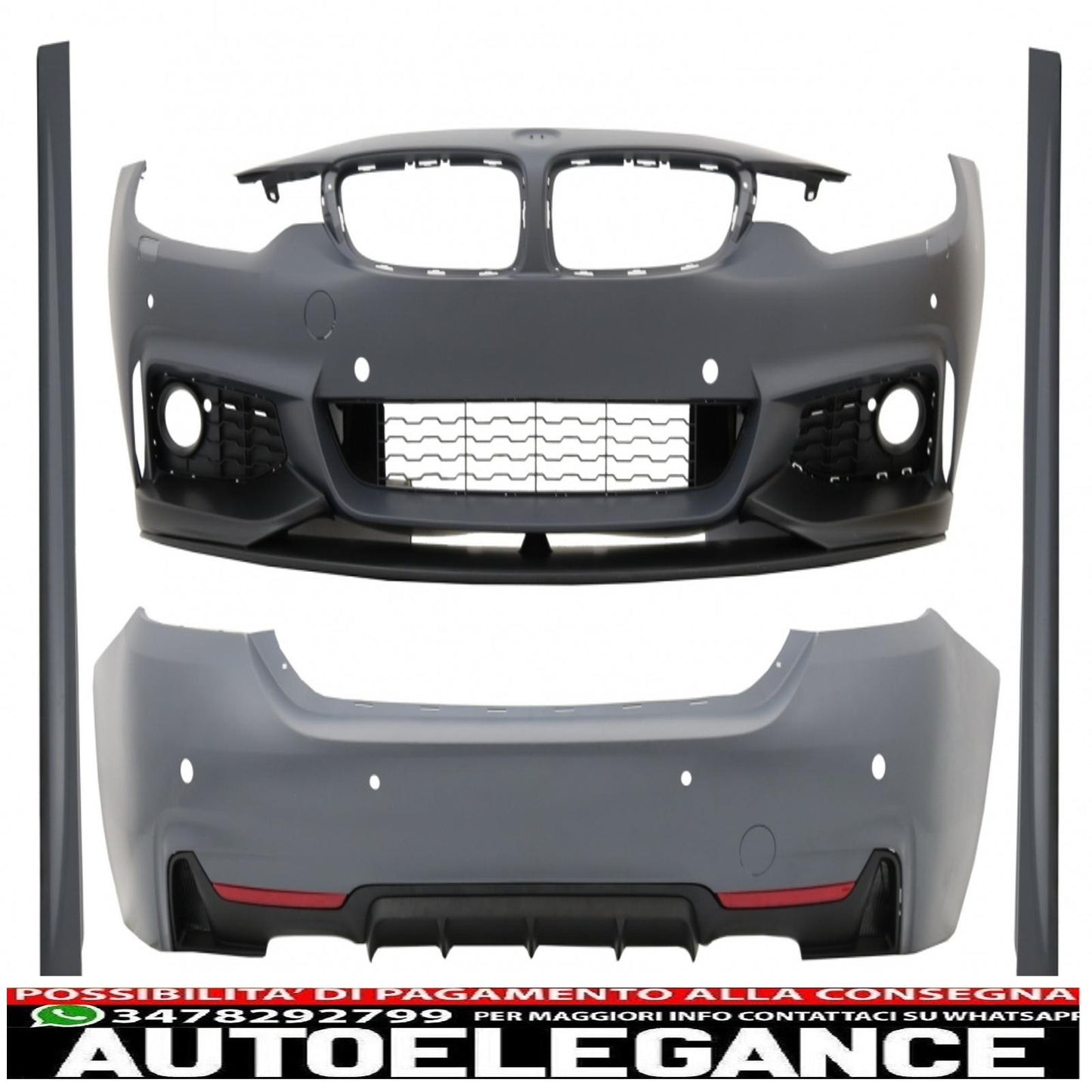 complete body kit suitable for bmw 4 series f36 grand coupe (2013-up) m-performance design 