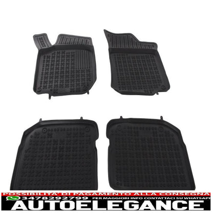 Tappetino in gomma per auto nero adatto per Seat leon 99-05 toledo 99-04 skoda octavia 97-10 vw beetle bora 98-05 golf 4 iv 97-06
