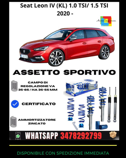 🔥Assetto sportivo adatto per Seat Leon IV (KL) 1.0 TSI/ 1.5 TSI 2020 -🔥