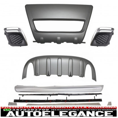 side skirts with skid plates off road and fog lights air duct covers suitable for volvo xc60 (2008-2013) r-design