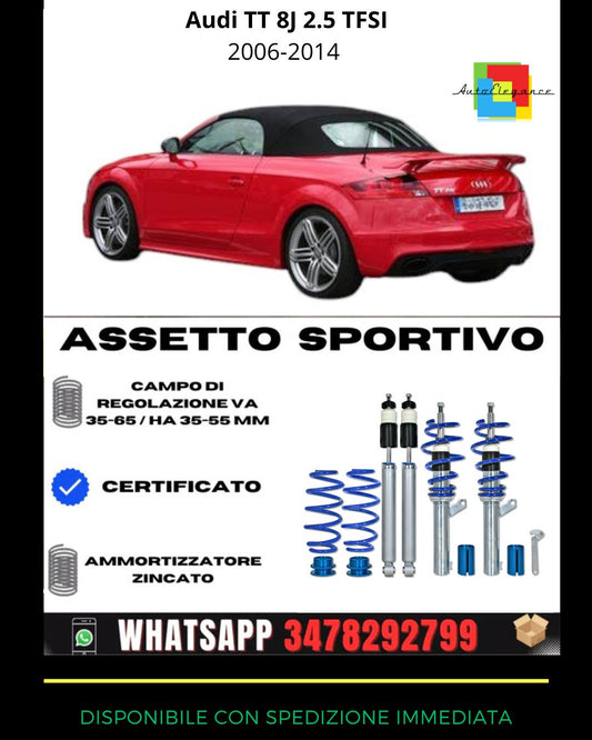 🔥Assetto sportivo ADATTO PER  Audi TT 8J 2.5 TFSI  2006-2014🔥