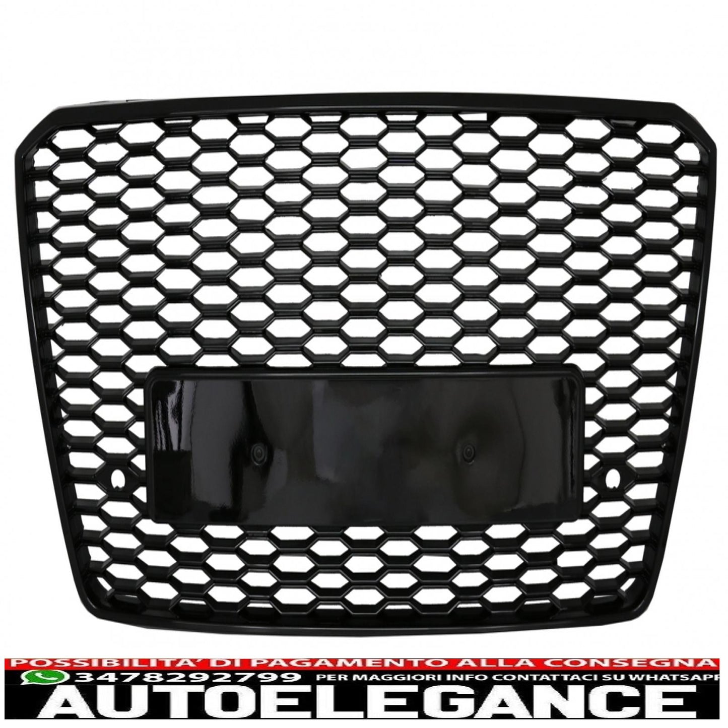 griglia anteriore adatta per audi a8 d4 facelift (2014-2017) rs8 design pianoforte nero