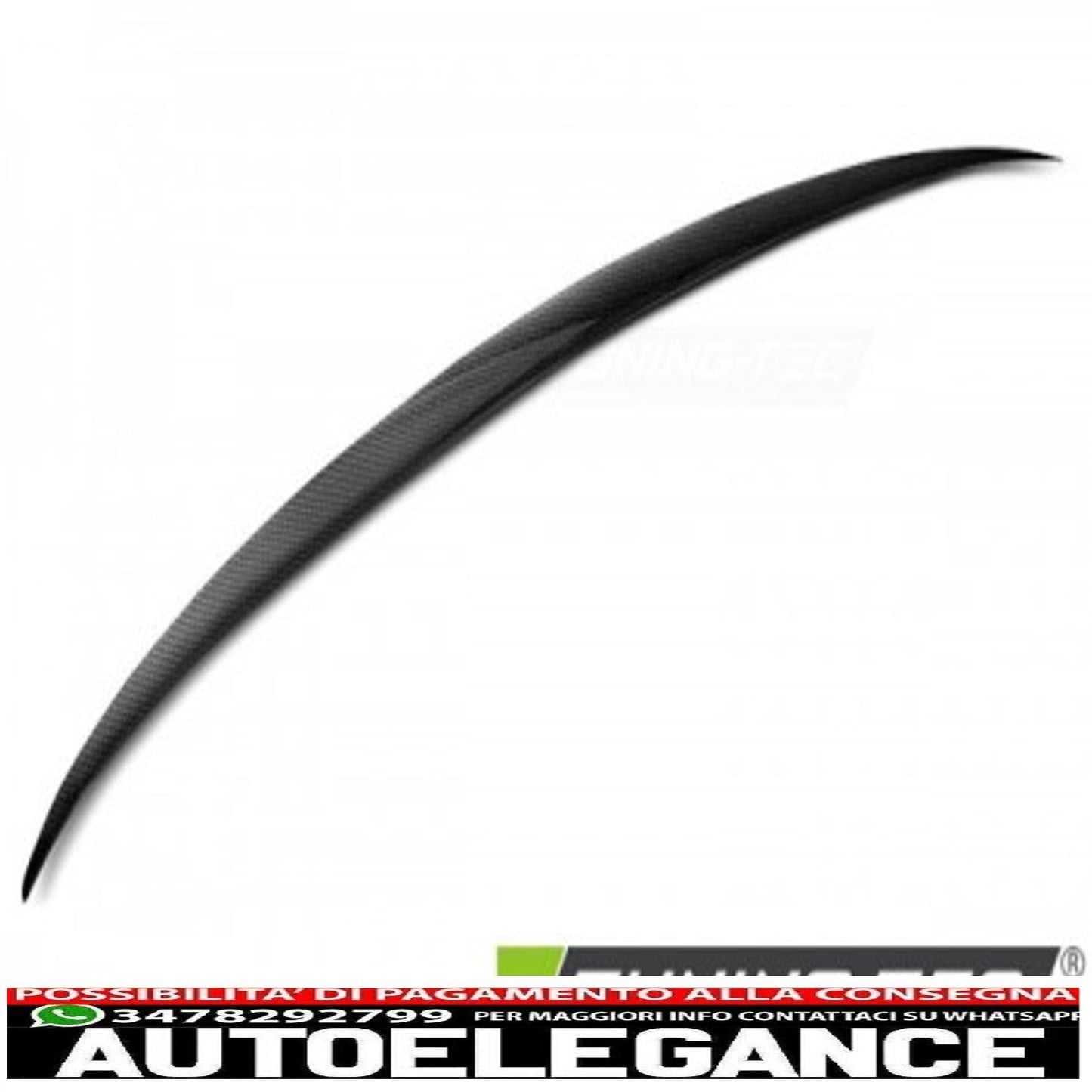spoiler per bagagliaio stile sportivo carbon look adatto per bmw f10 10-16