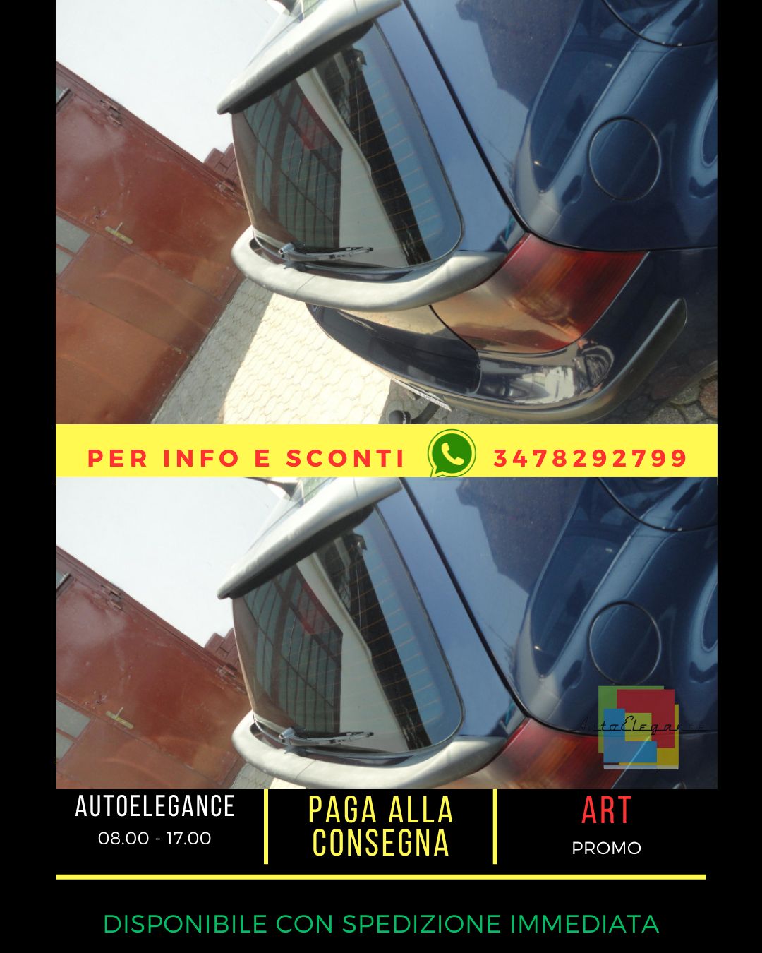 🔥SPOILER ADATTO PER VW GOLF 4 1997-2006🔥