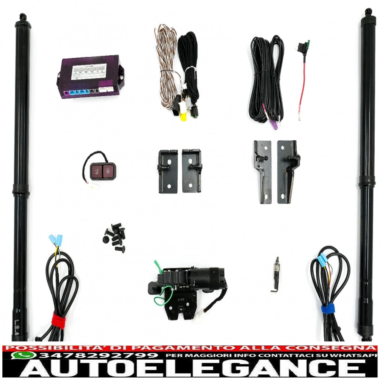 Sistema di assistenza al sollevamento elettrico del portellone adatto per mercedes classe v vito (2014-up)