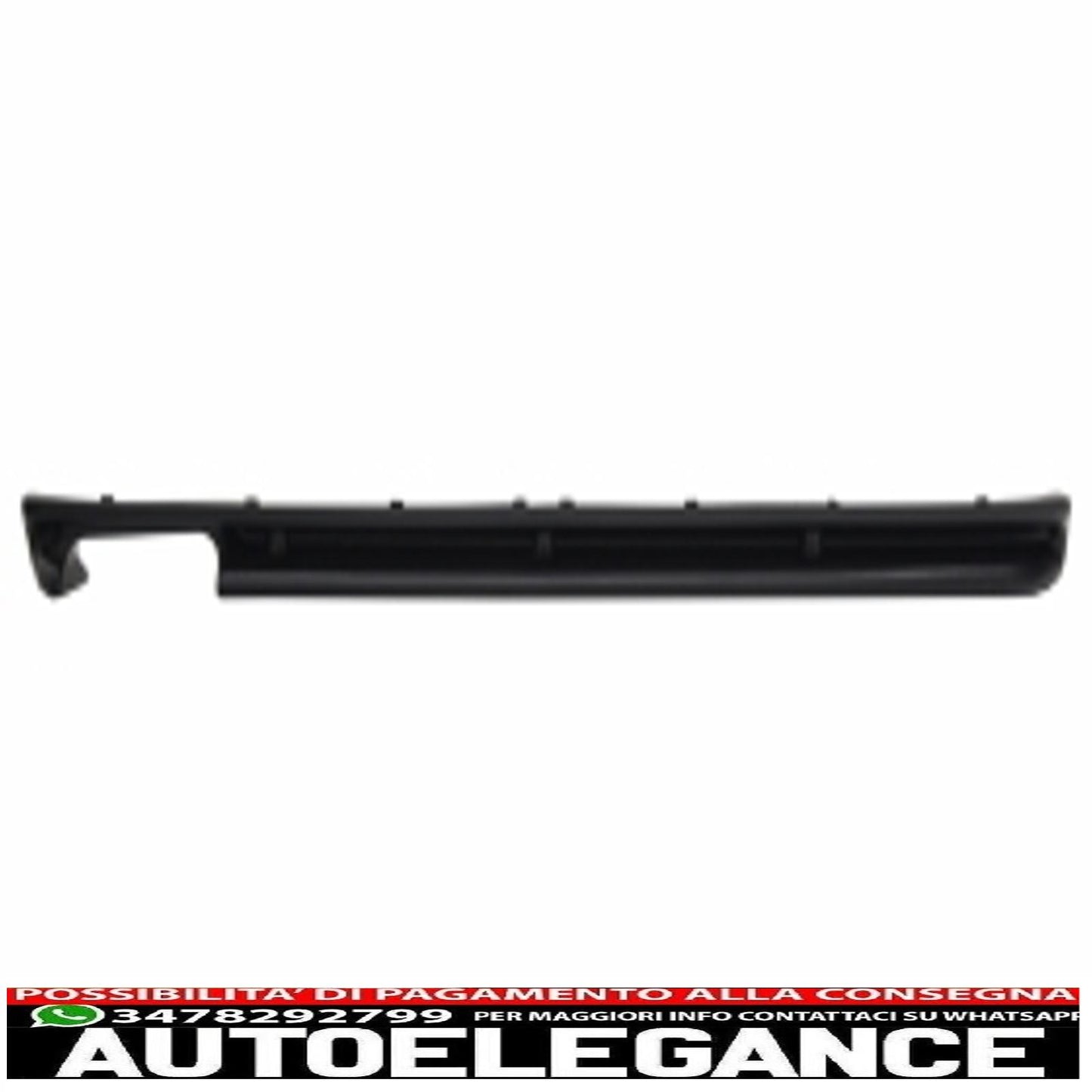 Diffusore mantovana spoiler paraurti posteriore adatto per BMW serie 3 e36 (1992-1997) design m3 per paraurti standard