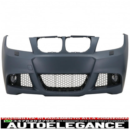 front bumper suitable for bmw 3 series e90 sedan e91 touring lci (2008-2011) m-technik design 