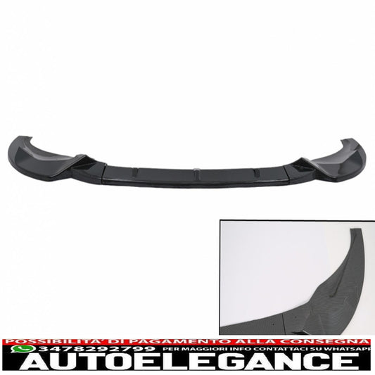 Labbro spoiler paraurti anteriore adatto per bmw x3 g01 x4 g02 (2018-2020) m sport rivestimento in pellicola di carbonio