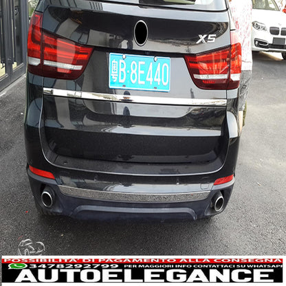 Chrome Tailgate Mudguard for BMW X5 F15 E