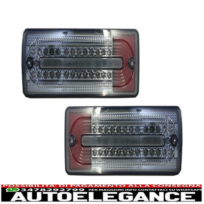 led rear lights suitable for mercedes benz g class w463 (1989-2015) smoke/red