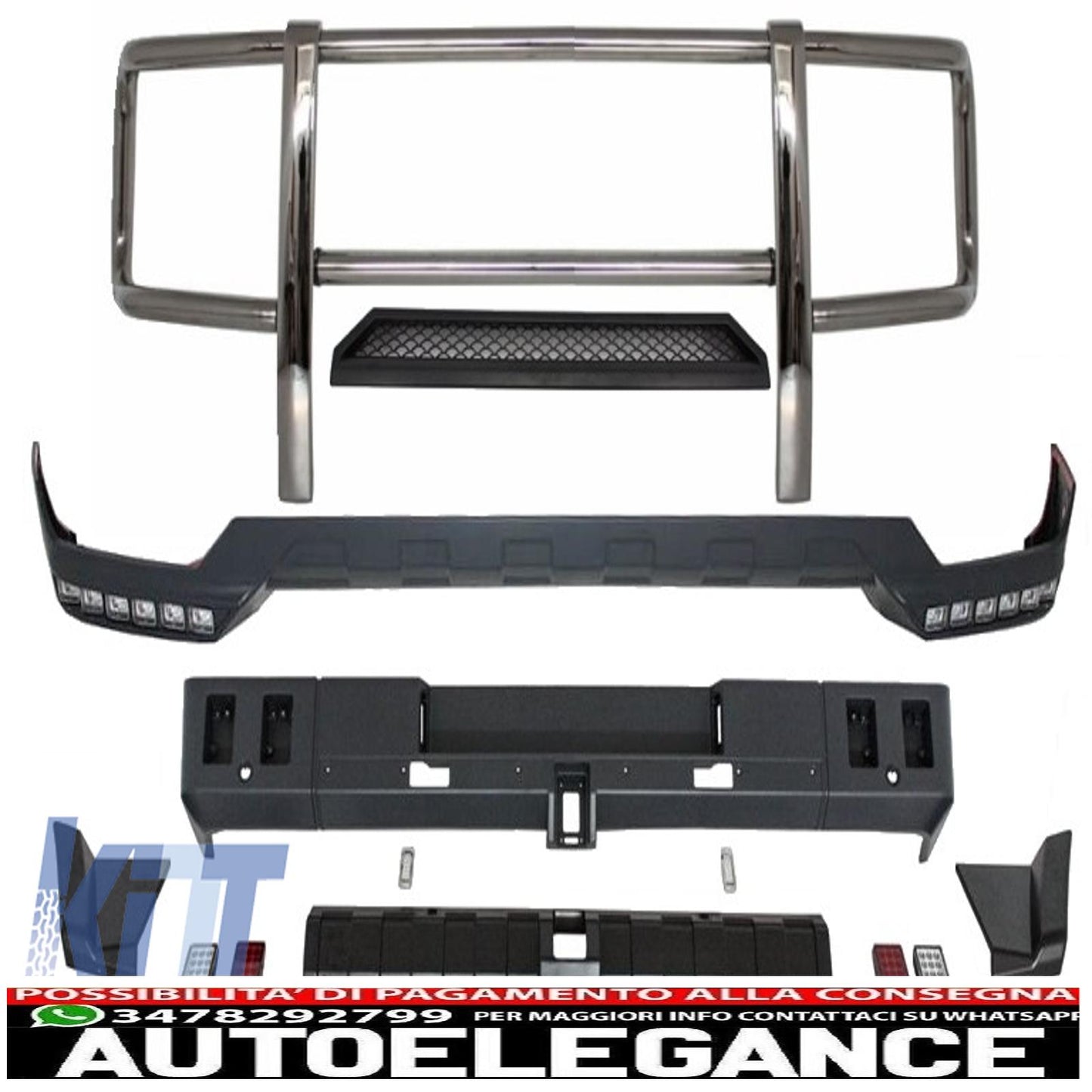 mercedes g-class w463 (1989-up) b-design upgrade body kit fits g63 g65 design