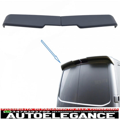 Roof spoiler suitable for VW Transporter Caravelle T5 T5.1 (2003-2015) Stable door Design Sportline 