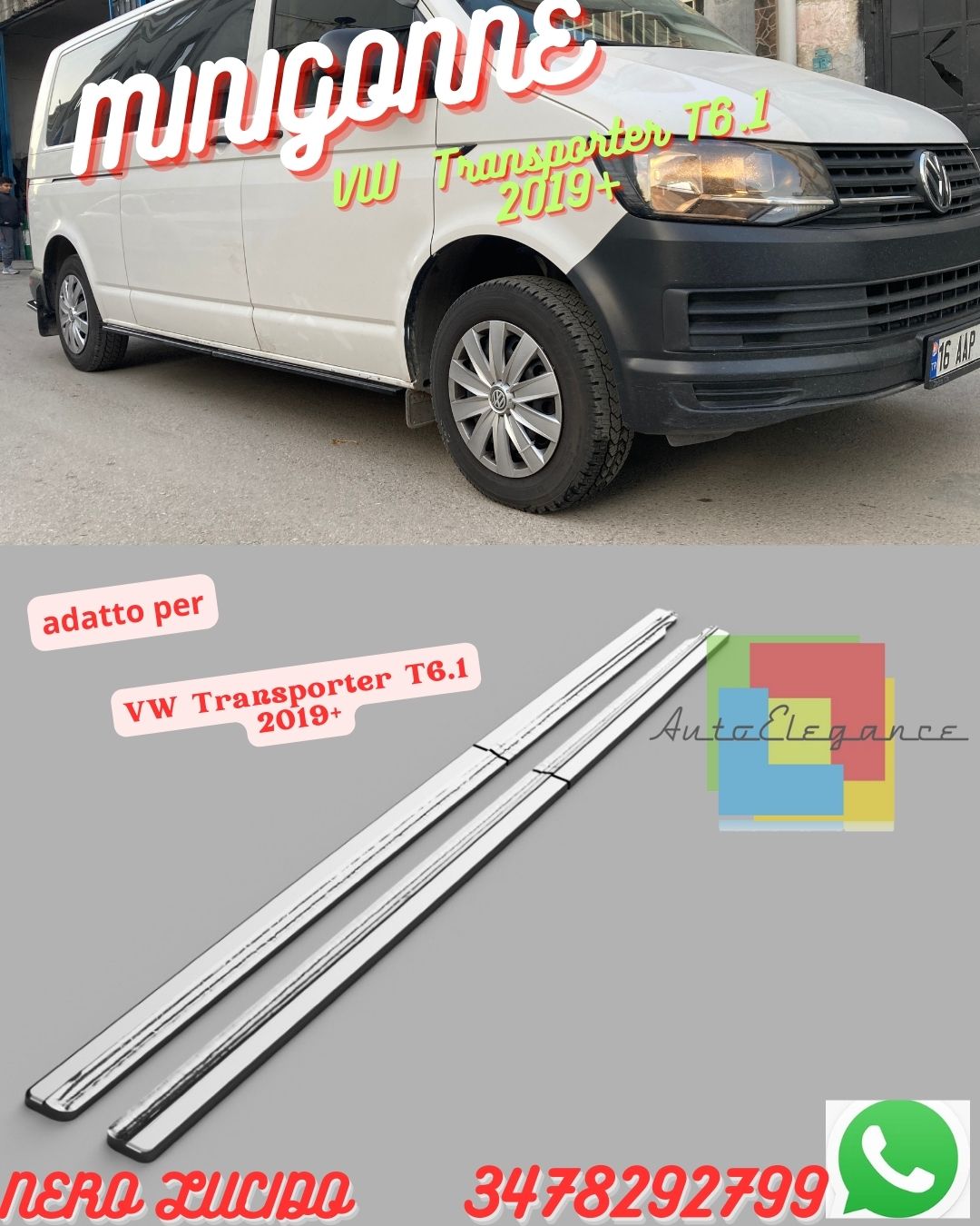 ✨✨Side Skirts VOLKSWAGEN Transporter T6.1 2019+✨✨ 