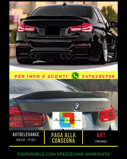 ✨✨GLOSSY BLACK SPOILER SUITABLE FOR BMW 3 F30 2011-2018 Sedan✨✨