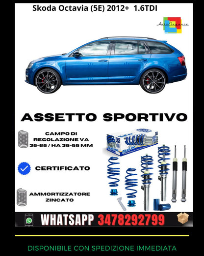 🔥Assetto sportivo adatto per Skoda Octavia (5E) 2012+🔥