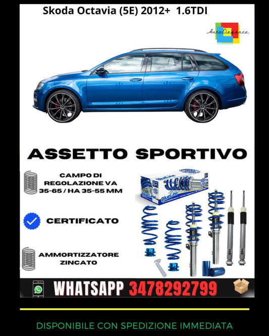 🔥Assetto sportivo adatto per Skoda Octavia (5E) 2012+🔥