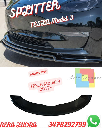 SPLITTER adatto PER⭐TESLA Model 3 2017+⭐