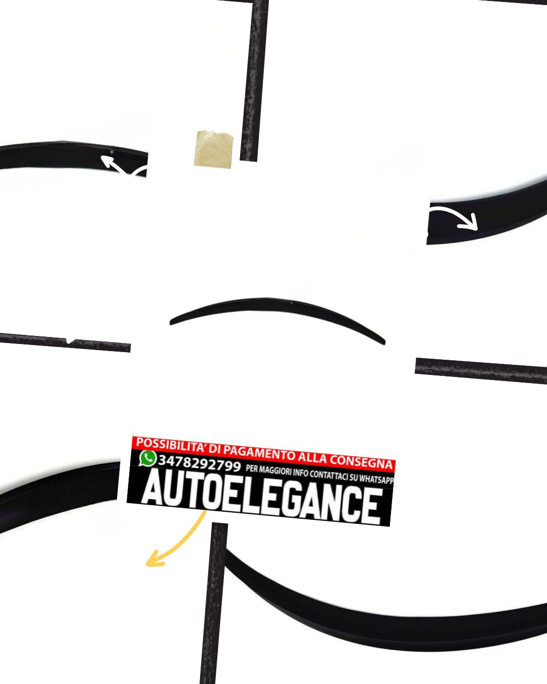 SPOILER suitable for MERCEDES GLE C292 COUPE 2015+