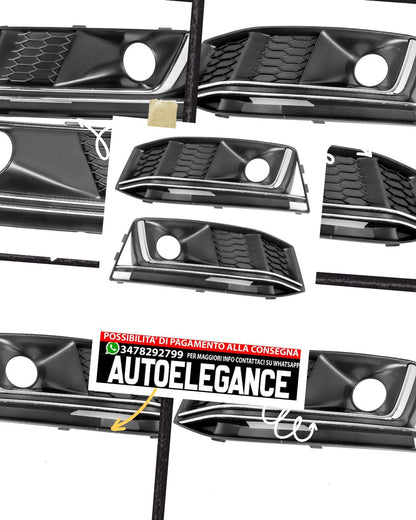 Ventilation grille VA suitable for Audi A4 B9 Avant S Line ACC from Facelift 15 
