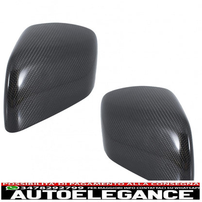 Copri specchietti adatti per range rover sport l320 vogue l322 facelift (2010-2012) land rover freelander lr2 discovery lr4 posteriore in carbonio AUTOELEGANCERICAMBI