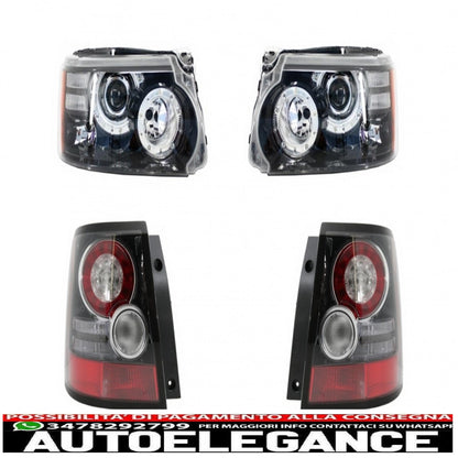 LED headlights and taillights suitable for Range Rover Sport L320 (2009-2013) restyling design