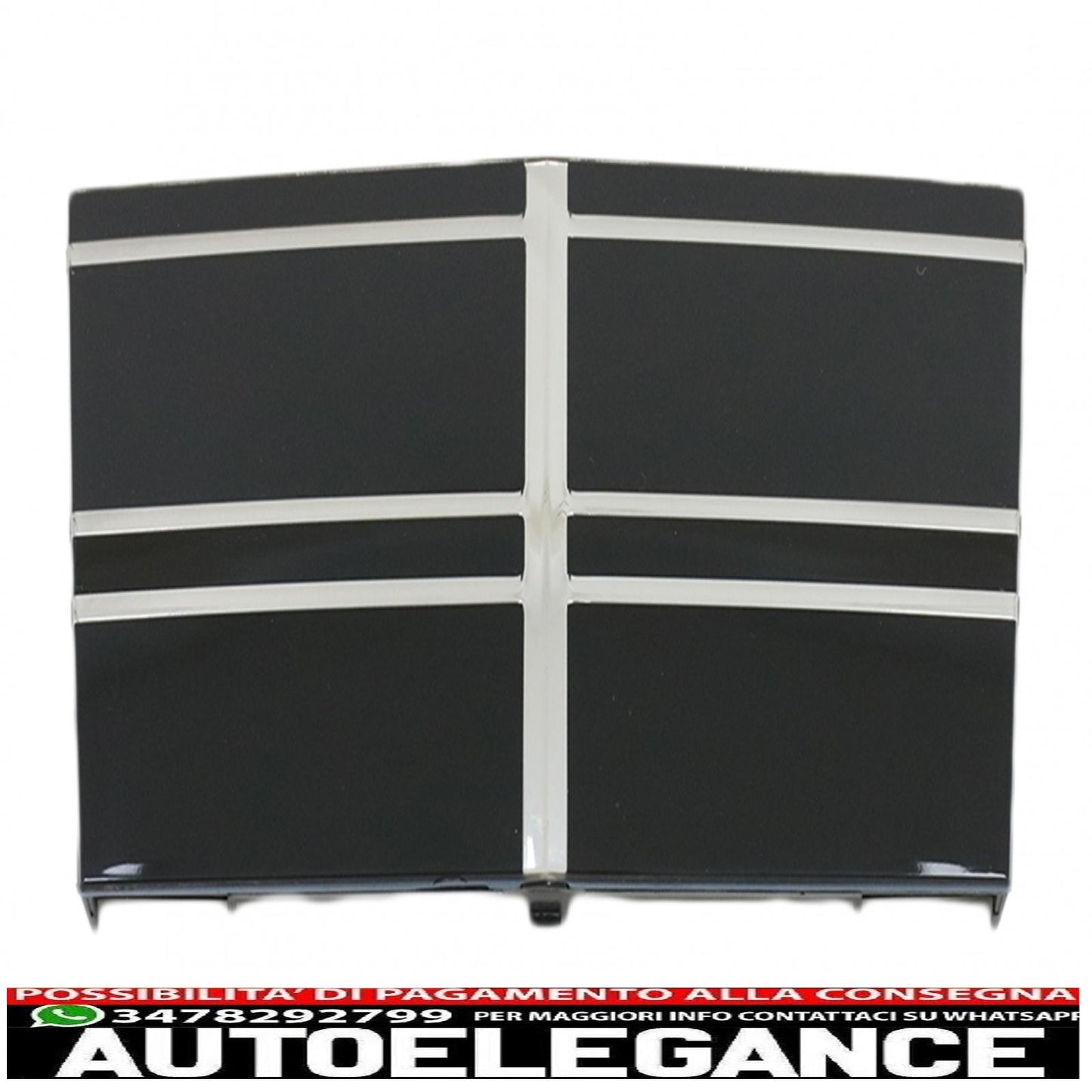copertura distronic griglia anteriore adatta per mercedes classe s w222 x222 (2013-2020) design cromato AUTOELEGANCERICAMBI