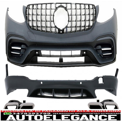 body kit suitable for mercedes glc suv x253 (2015-07.2019) design glc63 