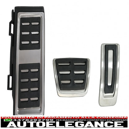 footrest pedal kit suitable for vw golf 7 vw passat b8 vw tiguan 2016 audi a1 8x audi a3 8v tt 8s audi q2 Seat leon 5f Seat ateca skoda octavia 5e skoda superb 3 automatic lhd