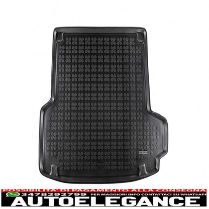 Tappetino per bagagliaio in gomma nero adatto per BMW Serie 3 F34 Gran Turismo GT (2013-up)