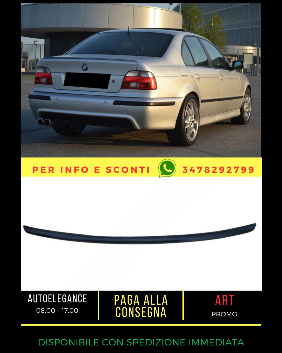 ✨SPOILER SUITABLE FOR BMW 5 E39 1995-2004✨