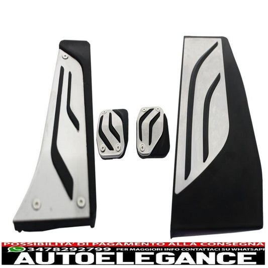 kit poggiapiedi adatto per bmw serie 1 f20 (2011-up) 2 serie f22 (2014-up) 3 serie f30 (2011-up) 4 serie f32 (2013-up) cambio manuale