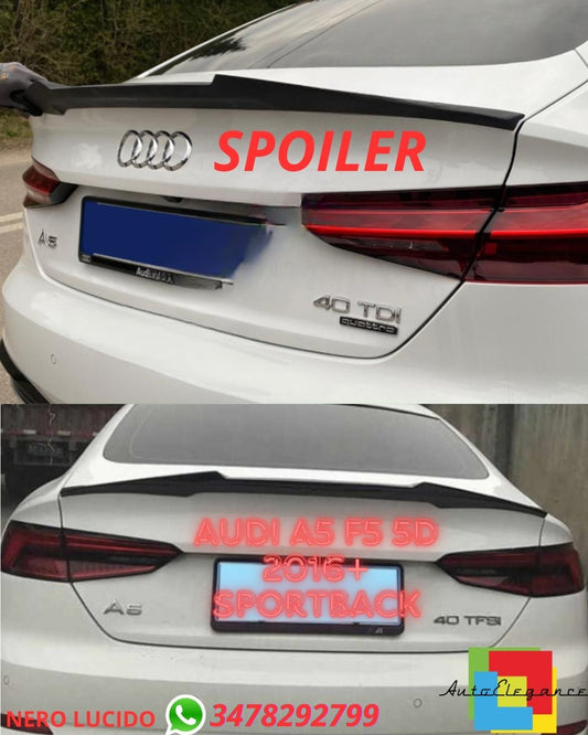 SPOILER NERO ADATTO PER ✨Audi A5 F5 5D 2016+✨