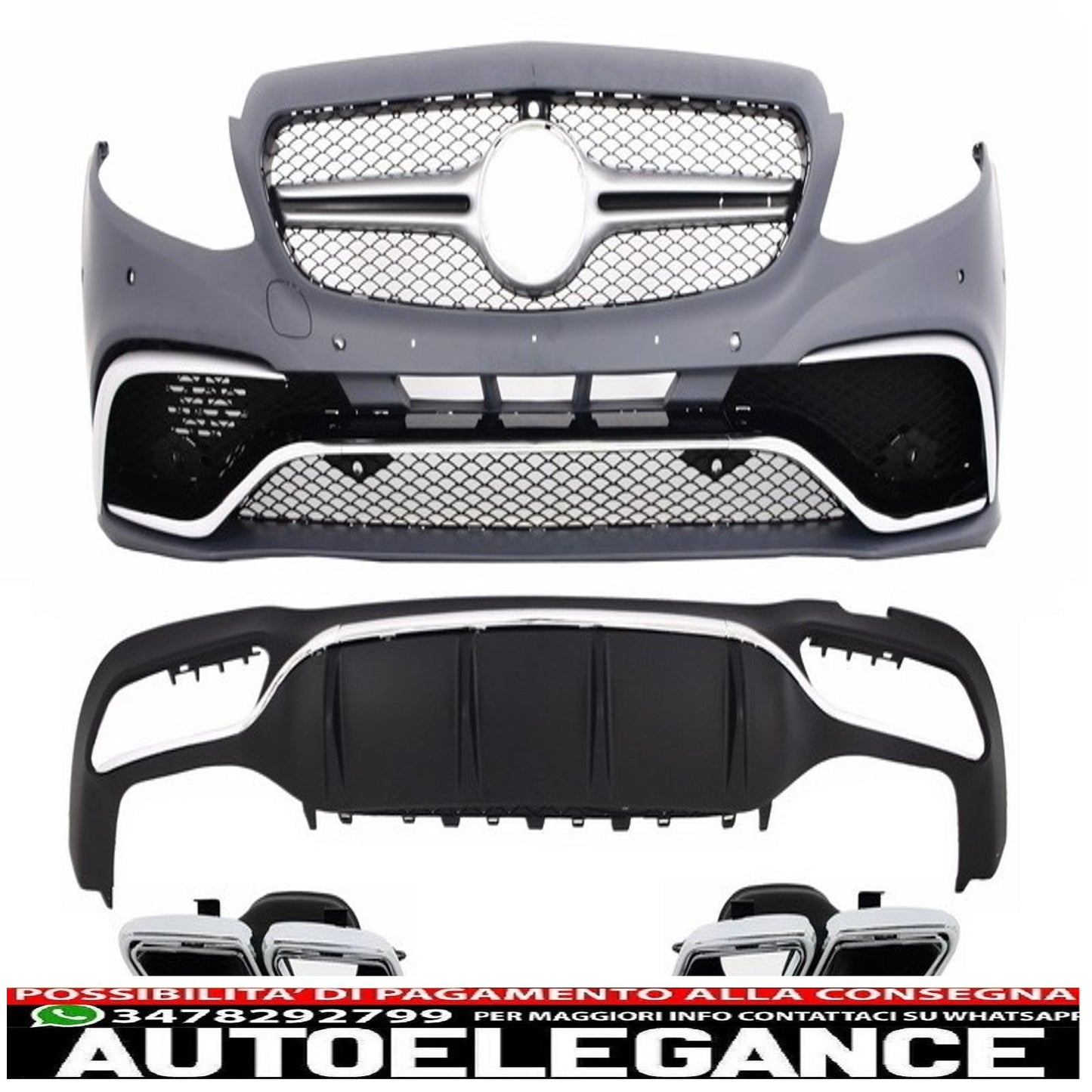 kit carrozzeria completo adatto per mercedes benz classe e w213 2016+