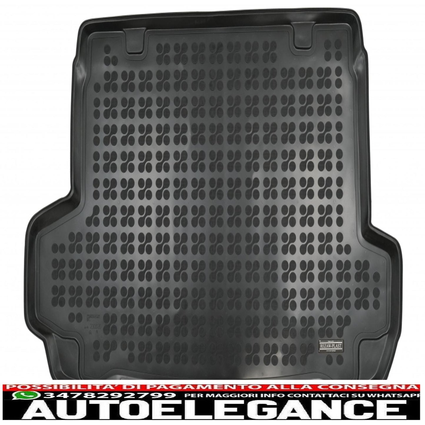 Black Rubber Trunk Mat Fit For Honda CR-V V Hybrid (2018-up)