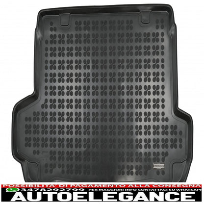 Black Rubber Trunk Mat Fit For Honda CR-V V Hybrid (2018-up)