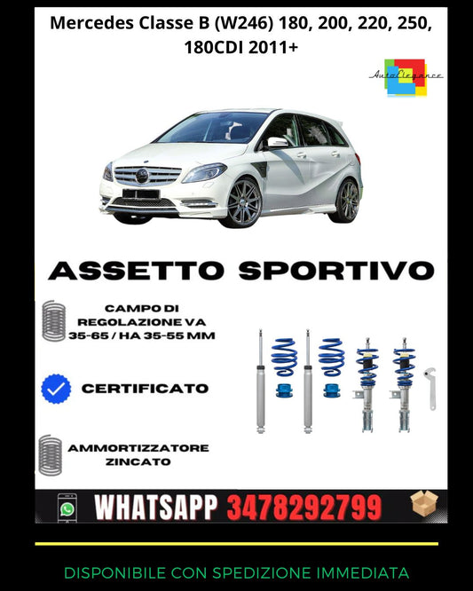 🔥Assetto sportivo ADATTO PER Classe B (W246) 180, 200, 220, 250, 180CDI 2011+🔥