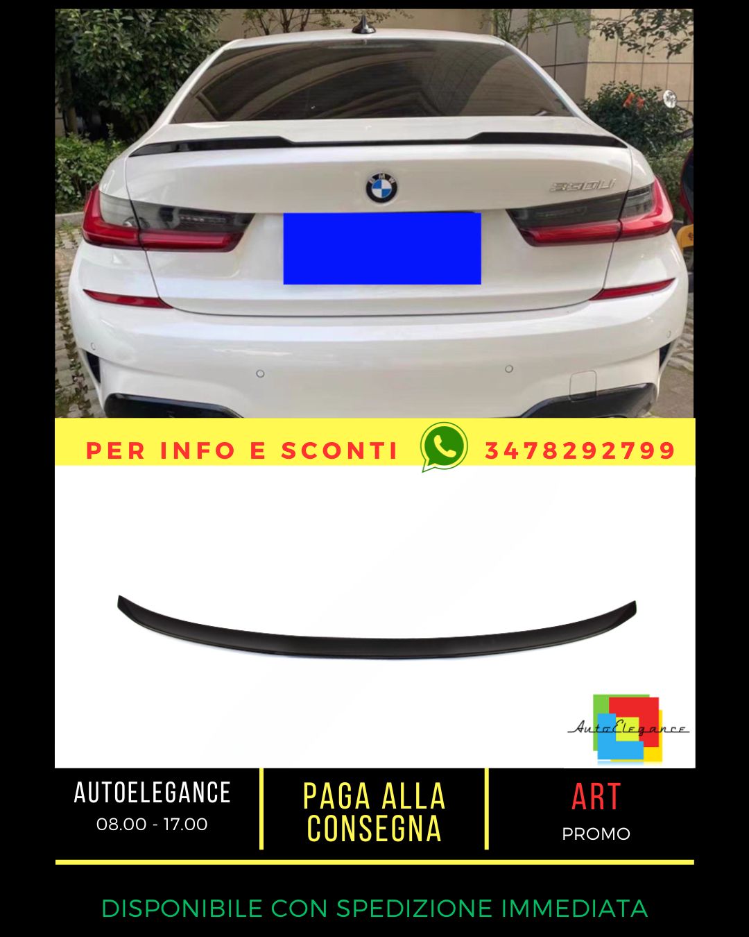 ✨Spoiler suitable for BMW 3 G20 2018+ Sedan✨