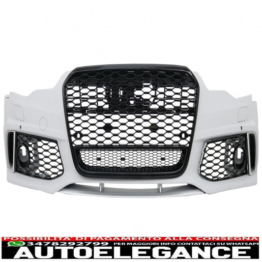 paraurti anteriore adatto per audi a6 c7 4g (2011-2015) design rs6