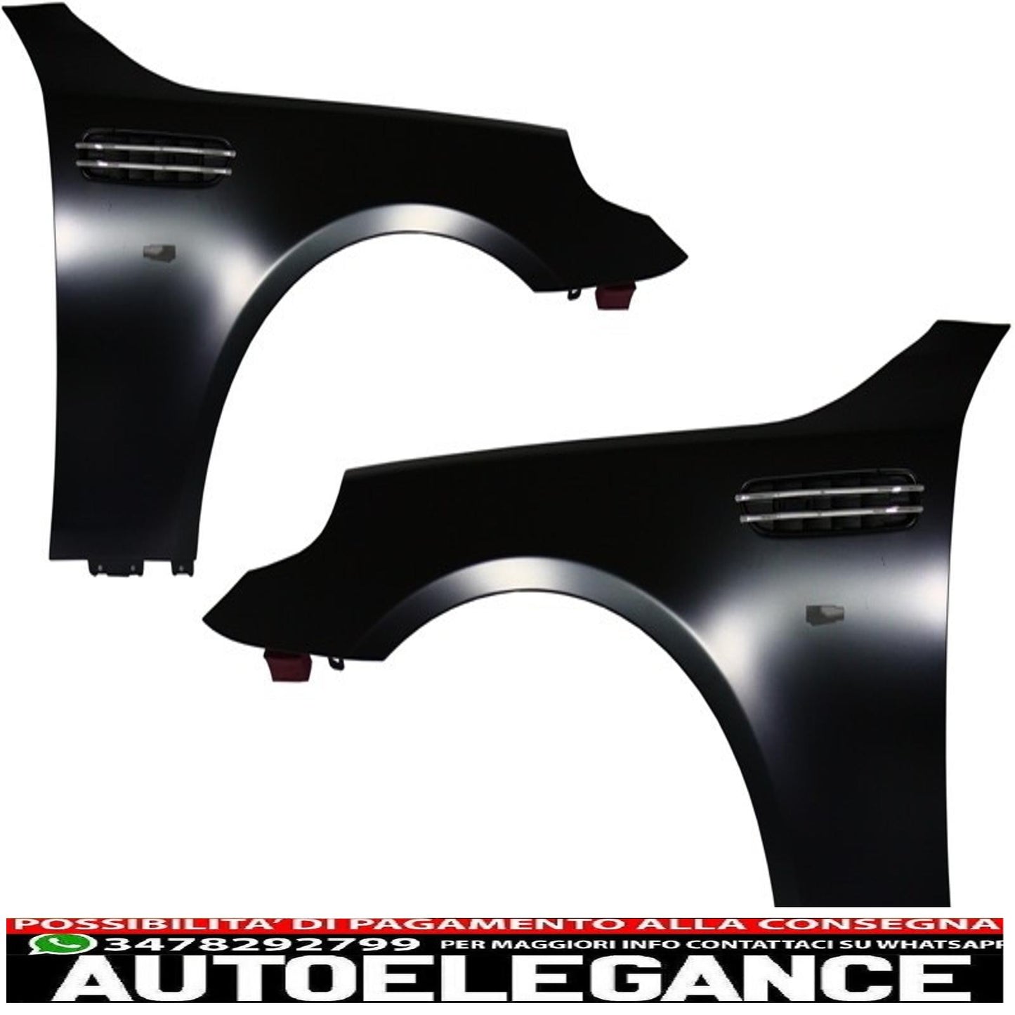parafanghi anteriori adatti per bmw serie 5 e60 e61 berlina touring (2003-2010) design m5