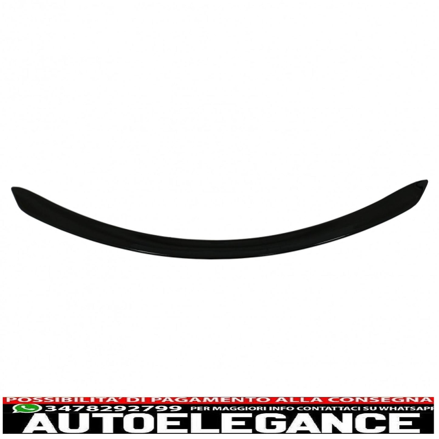 Boot Spoiler Suitable for Mercedes E-Class W213 Sedan (2016 Onwards) Piano Black 